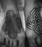 foot tattoos by guy le tattooer