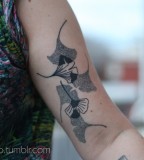 ginkgo tattoo by victor j webster