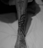 leg tattoo sleeve by jean philippe burton
