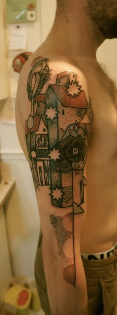 old city tattoo by noon