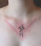 ropedancer dotwork tattoo by diana katsko
