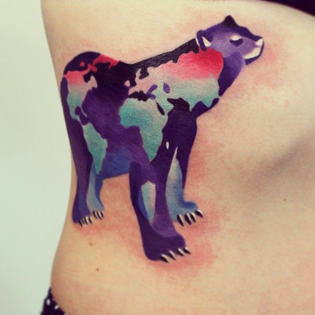 sasha unisex tattoo bear