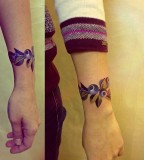 sasha unisex tattoo blueberries bracelet