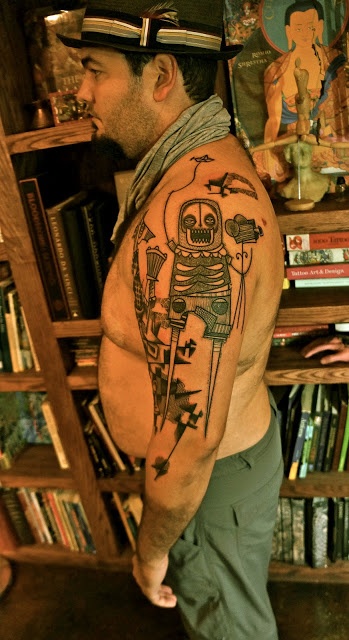 skeleton operator tattoo