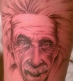 Albert Einstein tattoo