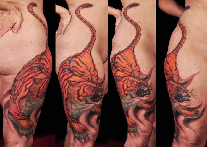 Amaizing tiger tattoo