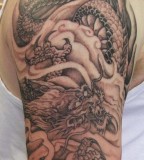 Amazing dragon tattoo