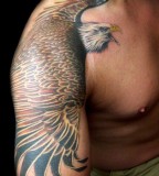 Amazing eagle tattoo