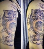 Amazing eagle tattoo by David Hale
