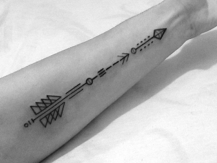 Arrow Geometric Tattoo