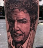 Awesome Bob Dylan tattoo