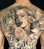 Awesome Marilyn Monroe tattoo
