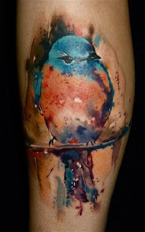 Awesome bird tattoo