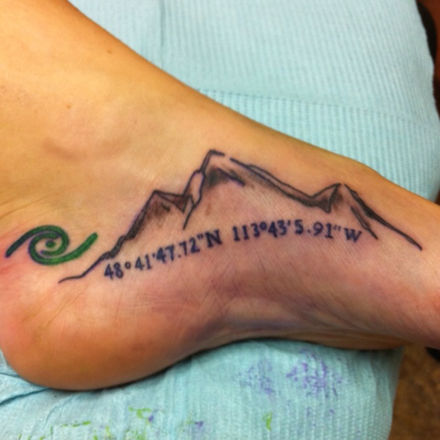 Great foot tattoos design