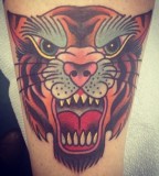 Awesome tiger tattoo