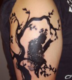 Black fairy tale tattoo