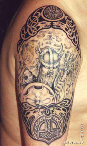Celtic tattoo by Dimon Taturin