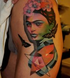Colorful Women tattoo by Marcin Aleksander Surowiec