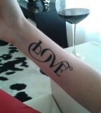 Cool words tattoo