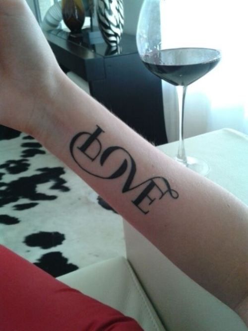 Cool words tattoo