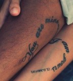 Couple loves tattoo
