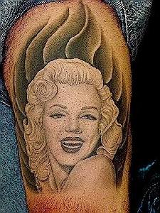 Cute Marilyn Monroe tattoo
