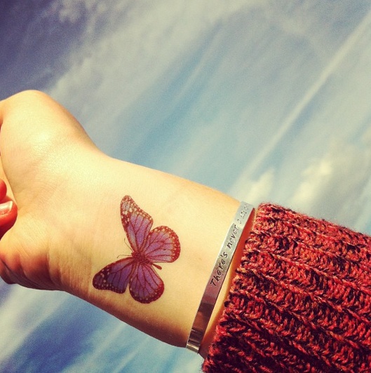 Cute  butterfly tattoo