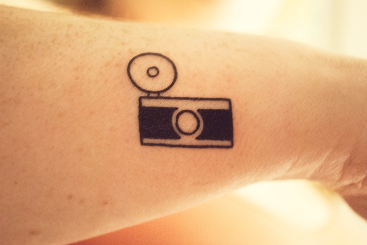 Cute camera tattoo