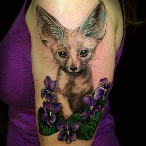 Cute fox tattoos