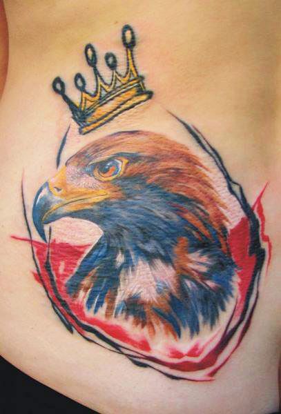 Eagle tattoo by Miroslav Pridal