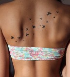 FLying birds tattoo