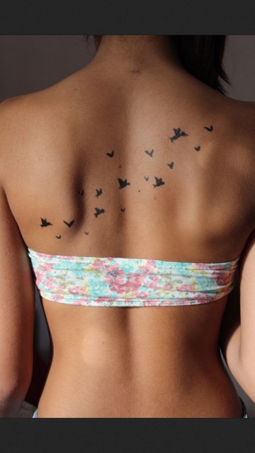 FLying birds tattoo