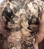 Famous tattoo by Matteo Pasqualin