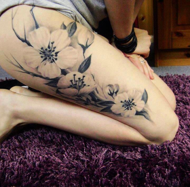 Flowers awesome tattoo