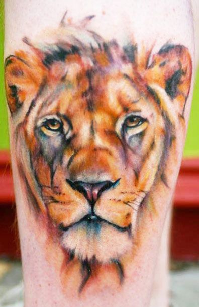 Gorgeous tiger tattoo