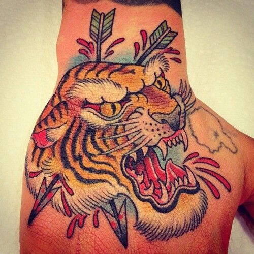 Great tiger tattoo