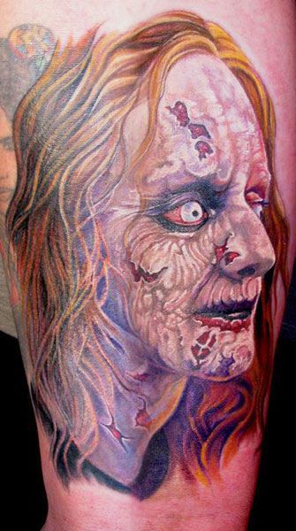Horror tattoo by Miroslav Pridal