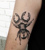 Insect tattoo by Philippe Fernandez