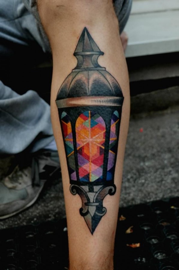 Lamp tattoo by Marcin Aleksander Surowiec - | TattooMagz › Tattoo