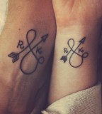 Love sign tattoos