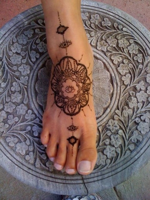 Ornaments foot tattoo - | TattooMagz › Tattoo Designs / Ink Works ...
