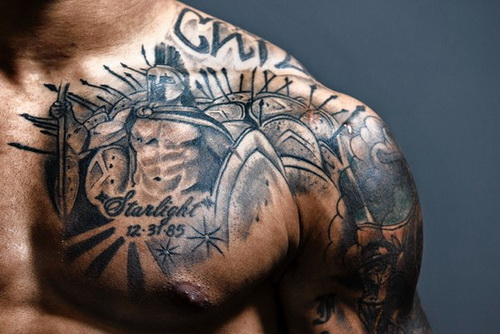 Shoulder tattoo for men