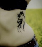 Simple horse tattoo