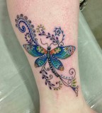 Unique butterfly tattoo