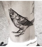 alex tabuns fish-bird tattoo