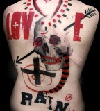 buena vista tattoo club love and pain full back piece