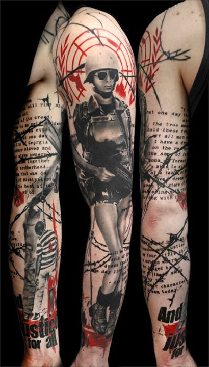 buena vista tattoo club man soldier with woman’s legs