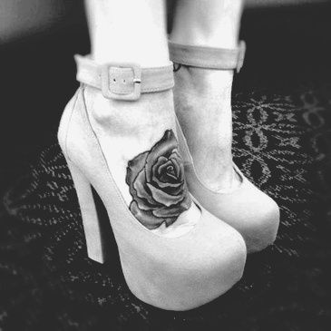 cute rose tattoo