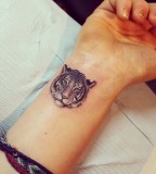 cute tiger tattoo