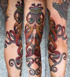 david hale tattoo freaky octopus